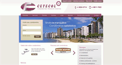 Desktop Screenshot of cetecol.com.br