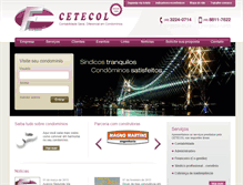 Tablet Screenshot of cetecol.com.br